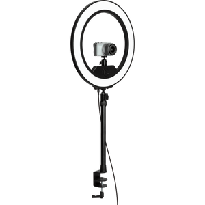 Aro De Luz ElGato Ring Light, 2500 Lúmenes, Mástil telescópico, Montura Para Cámara, 2900 a 7000K