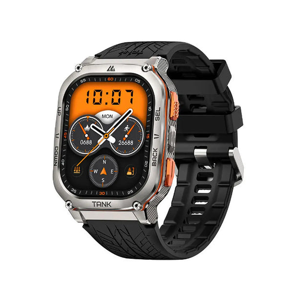 KOSPET Reloj inteligente Tank M3 Ultra - Gris (GPS, resistente al agua a 5 ATM, brújula, altitud y presión de aire)