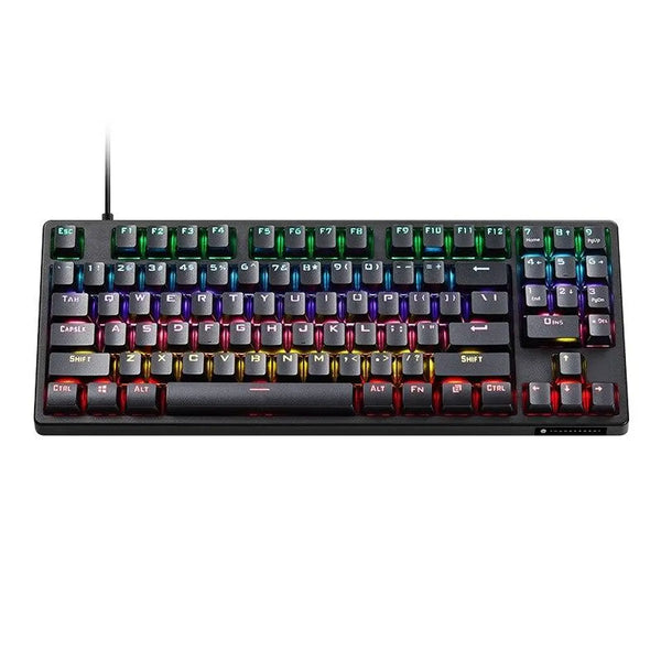 Teclado Thunderobot Gamer mecánico switch azul/ Cable USB/ RGB / KG3089