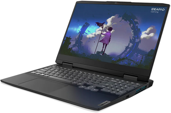 Notebook Lenovo IdeaPad Gaming 3 de 15.6“ (i5-12450H, RTX 3060, 16GB RAM, 512GB SSD, Win11)