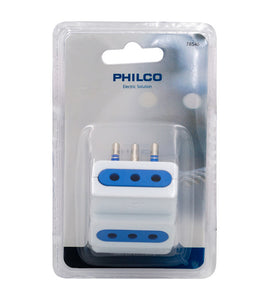 Adaptador Philco Triple 78546, White