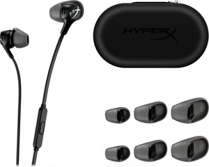 Audifono Gamer HyperX Cloud Earbuds II Black, con micrófono para Nintendo Switch, 3.5mm