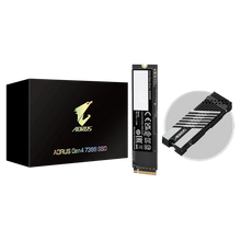 Cargar imagen en el visor de la galería, Gigabyte AORUS Gen4 7300 SSD 1TB PCIe 4.0 NVMe M.2, Velocidad de lectura de hasta 7300 MB/s, Velocidad de escritura de hasta 6000 MB/s