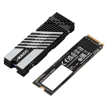 Cargar imagen en el visor de la galería, Gigabyte AORUS Gen4 7300 SSD 1TB PCIe 4.0 NVMe M.2, Velocidad de lectura de hasta 7300 MB/s, Velocidad de escritura de hasta 6000 MB/s