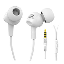 Cargar imagen en el visor de la galería, Audífonos JBL C100si Manos Libres (In-Ear, Jack 3.5mm, Blanco)