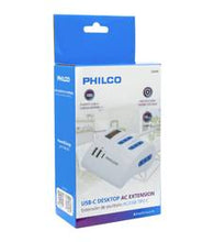 Cargar imagen en el visor de la galería, Extensión de Escritorio Philco, AC, USB, USB-C Carga Rápida