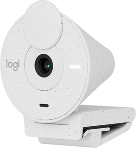 Webcam Logitech Brio 300, Full HD 1080p/30FPS, Micrófono Integrado, USB-C, Blanco