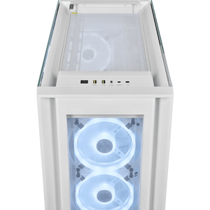 Gabinete - Corsair ICUE 5000X RGB QL Edition - S/Fuente - Extended ATX - Blanco