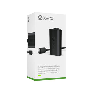 Microsoft Kit Carga y Juega para Xbox, USB-C, Negro