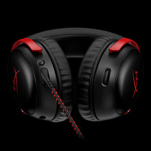 Cargar imagen en el visor de la galería, HEADSET HYPERX CLOUD III CON CABLE USB / 3.5MM NEGRO / ROJO GAMER PC, PS5, PS4, Xbox Series X|S, Xbox One, Nintendo Switch, Ma