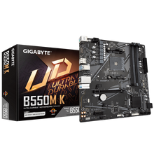 Cargar imagen en el visor de la galería, Placa Madre Gigabyte B550M K, Micro ATX. AM4, DDR4, PCI-e 3.0, M.2