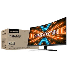 Cargar imagen en el visor de la galería, Monitor Gamer Gigabyte M32UC de 31.5“ Curvo (VA, 4K, 160Hz, 1ms, D-Port+HDMI+USB-C, FreeSync, Vesa)