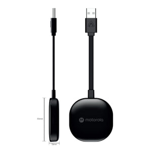 Adaptador para Automóvil Motorola MA1, Compatible con Android 11, Negro