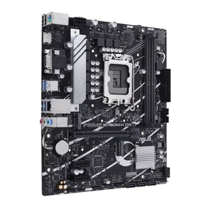 Placa Madre Asus Prime B760M-K D4 (LGA1700, DDR4 2133/5333MHz, M2 x2, RGB, MicroATX)