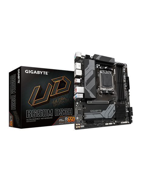 Placa Madre Gigabyte B650M DS3H, AM5, ATX, DDR5, M.2, PCI-e 4.0