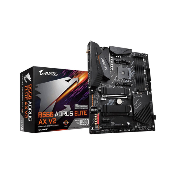 Placa Madre Gigabyte B550 AORUS ELITE AX V2, WIFI 6, AM4, ATX, DDR4