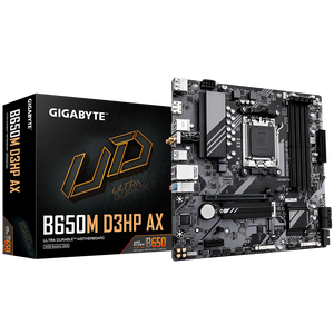 Placa Madre Gigabyte B650M D3HP AX (AM5, DDR5 4800/7600MHz, M.2 x2, MicroATX)