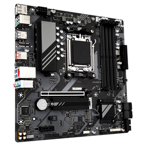 Placa madre Gigabyte, AM5, micro ATX, DDR5, PCI 4.0, 2 DIMM (Up to 8000Mhz), PCIe EZ-Latch, Q Flash Plus