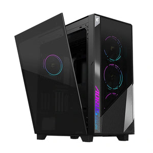 Gabinete Gamer Gigabyte Aorus C500 Glass ST (E-ATX, Vidrio Templado, 4 Ventiladores ARGB)