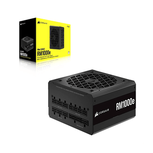 Fuente de Poder Corsair RM1000e de 1000W (Full Modular, Certificada 80+ Gold, ATX)