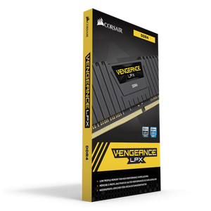 Memoria RAM CORSAIR Vengeance LPX DDR4, 32 GB 3000MT/s, CL16, DIMM, Intel XMP 2.0