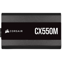 Cargar imagen en el visor de la galería, Fuente de Poder Corsair CX550M de 550Watts (Modular, Certificación 80+ Bronze)