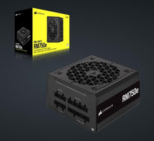 Cargar imagen en el visor de la galería, Fuente de Poder Corsair RM750e de 750W (Full Modular, Certificada 80+ Gold, ATX)