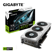 Cargar imagen en el visor de la galería, GIGABYTE nVidia GeForce RTX 4070 Ti Super EAGLE OC ICE 16GD GDDR6X Tarjeta de video, PCI-E 4.0, 2640 Core Clock, RGB Fusion 3x DP 1.4a, 1x HDMI 2.1a, GV-N407TSEAGLEOCICE-16GD