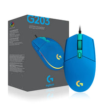 Cargar imagen en el visor de la galería, Mouse Gamer Logitech G203 Lightsync Blue