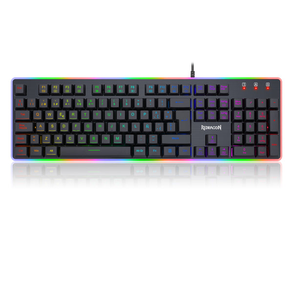 Teclado Gamer Redragon Membrana DYAUS K509RGB-SP