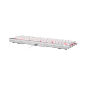 Corsair Teclado Mecánico-Óptico Gamer K70 PRO RGB Optical-Mechanical Gaming Keyboard with PBT DOUBLE SHOT PRO Keycaps (ENG) WHITE