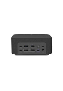 Estación Base USB-C All in One Logi Dock, Control para Reuniones, Sistema Manos Libres, Grafito