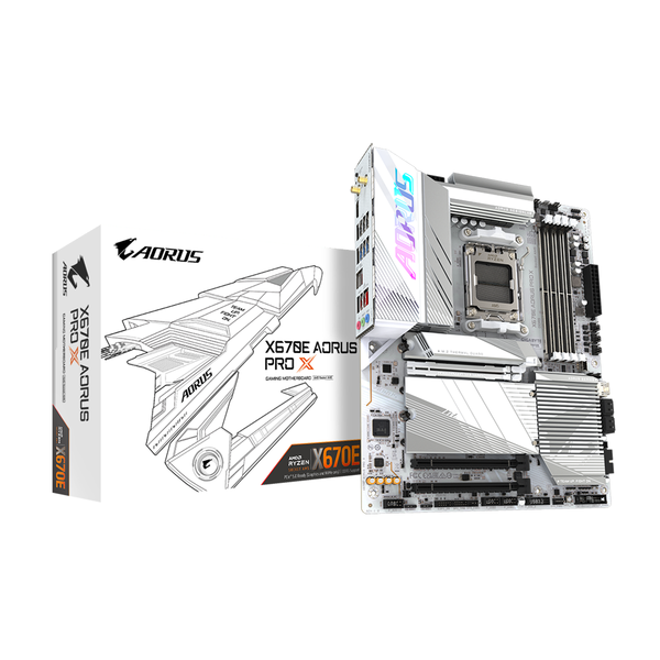 Placa Madre ATX X670E AORUS PRO X, Socket AM5, DDR5, WiFi 7