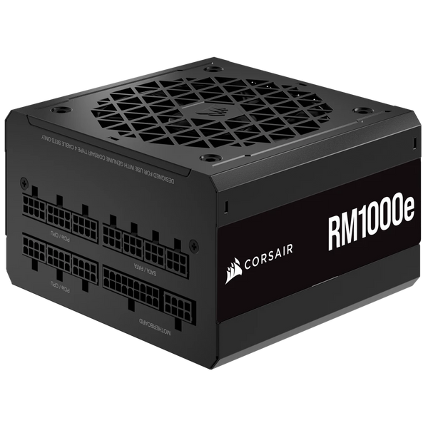 Fuente de Poder Corsair RM1000e de 1000W (Full Modular, Certificada 80+ Gold, ATX)