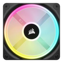 Cargar imagen en el visor de la galería, Ventilador Corsair iCUE LINK QX120 RGB (120mm, PWM, 2400RPM, Negro)