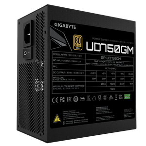 Fuente de Poder Gigabyte UD750GM, 750W, 80 Plus Gold, Full Modular