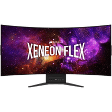 Cargar imagen en el visor de la galería, Monitor Gamer Corsair XENEON Flex 45″, Pantalla flexible OLED WQHD, 240hz, GtG 0.03ms, G-SYNC, AMD FreeSync™ Premium