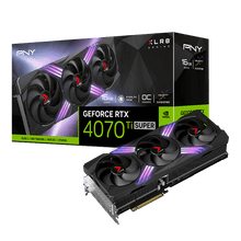 Cargar imagen en el visor de la galería, Tarjeta de video PNY GeForce RTX 4070 Ti SUPER XLR8 Gaming VERTO EPIC-X RGB de 16GB GDDR6X