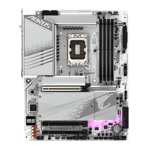 Placa Madre Gigabyte Z790 AORUS ELITE AX ICE (LGA1700, DDR5 4000/7600MHz, M.2 x4, ATX)