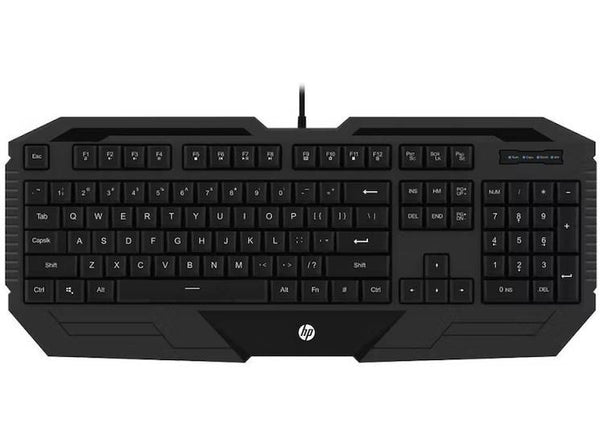 Teclado Gamer HP K130, Membrana, Iluminación LED 4 Colores, Inglés