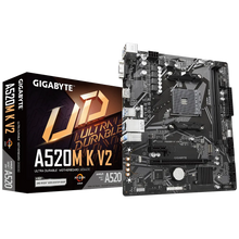 Cargar imagen en el visor de la galería, Placa Madre Gigabyte A520M K V2 (AM4, DDR4 2133/5100MHz, M.2, microATX)