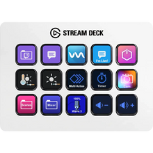 Cargar imagen en el visor de la galería, Streamdeck ElGato MK.2, 15 Teclas LCD, White