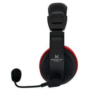 Audífonos Gamer Monster Loud, Over-Ear, Compatible con PC/PS/XBOX, Rojo     29MTG550RD