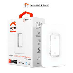 Atenuador Nexxt de luz inteligente monopolar con conexión Wi-Fi