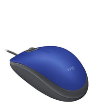 Cargar imagen en el visor de la galería, Mouse Logitech M110 SILENT, Confortable, Wired, Click Silencioso, Blue