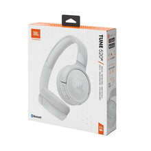 Cargar imagen en el visor de la galería, Auriculares inalámbricos Over Ear JBL Tune 520BT, Bluetooth, Color Blanco