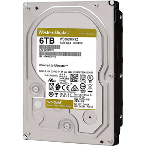 Disco Duro Interno Western Digital Gold, 6 TB, 3.5", SATA 6GB/s, 7200RPM