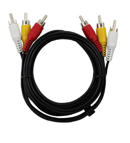 CABLE 3 PLUG RCA A 3 PLUG RCA 1,80 MTS