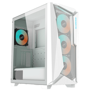 Gabinete Gigabyte C301 Glass - 4 Ventiladores - Color Blanco