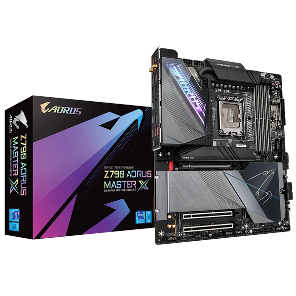 Placa Madre Gigabyte Z790 AORUS MASTER X (LGA1700, DDR5 4000/8266MHz, M.2 x5, E-ATX)